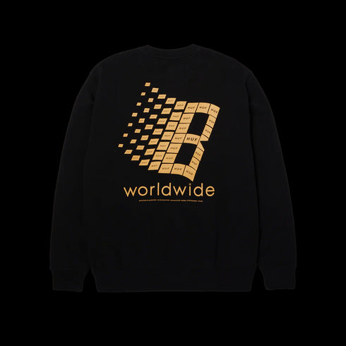 Huf - Huf X Bronze56k Crewneck Sweater (Black) *SALE